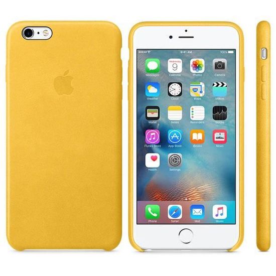 iphone 6 coque apple jaune cuir iphone 6 coque apple jaune cuir