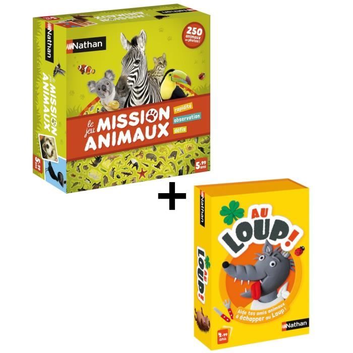 NATHAN - Mission Animaux + Au Loup
