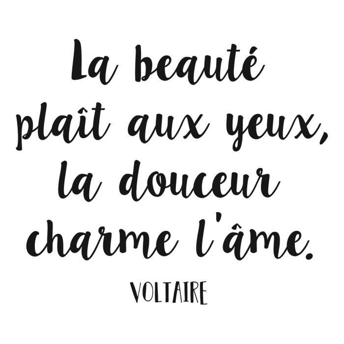Stickers adhésif mural La beauté plait aux yeux - 40x35 cm