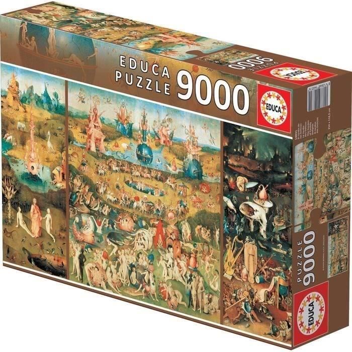 EDUCA Puzzle Jardin des Delices 9000 Pieces
