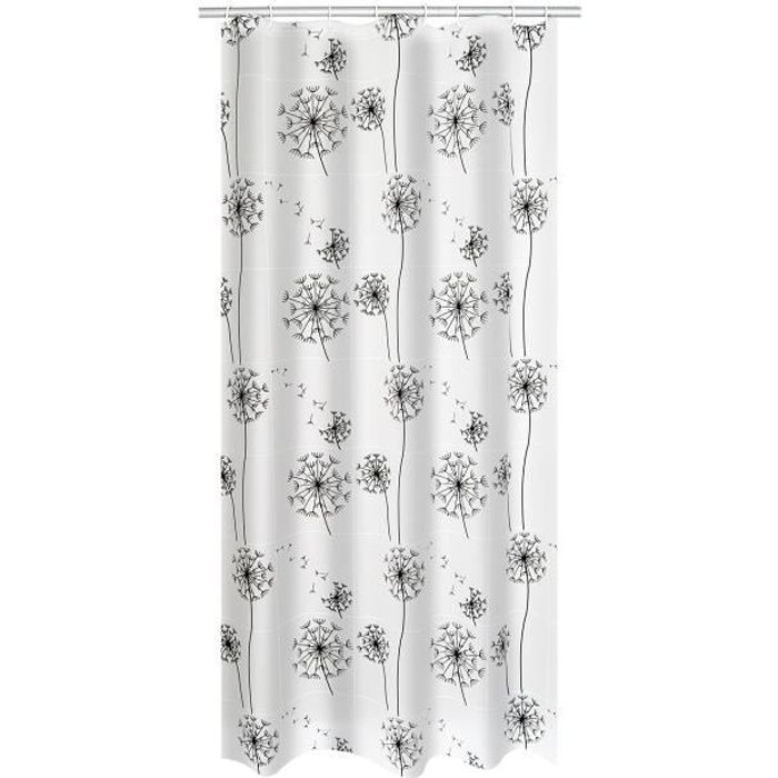 RIDDER Rideaux de douche Moonflower en plastique
