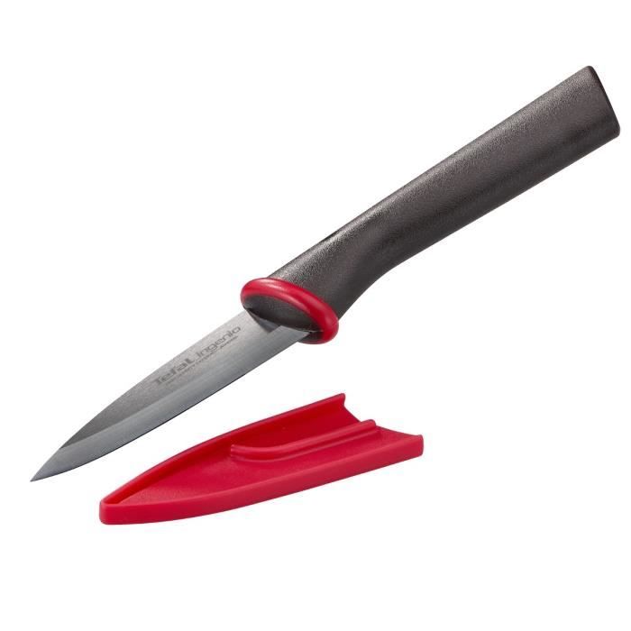 TEFAL INGENIO Couteau Eplucheur + Etui 8cm céramique noire K1520314