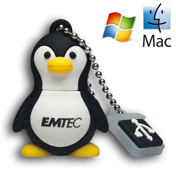 Emtec M314 Pingouin 4 Go   Achat / Vente CLE USB Emtec M314 Pingouin 4