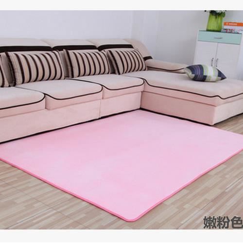 Rose 60 120 Cm Antidérapantes Laine Couleur Corail Pure Abrasion