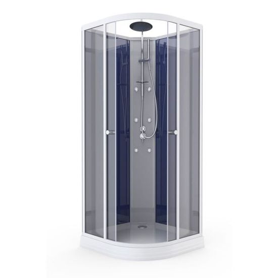 AURLANE Cabine de douche Night Blue 85x85cm - Achat / Vente cabine ... AURLANE Cabine de douche Night Blue 85x85cm - Achat / Vente cabine ...