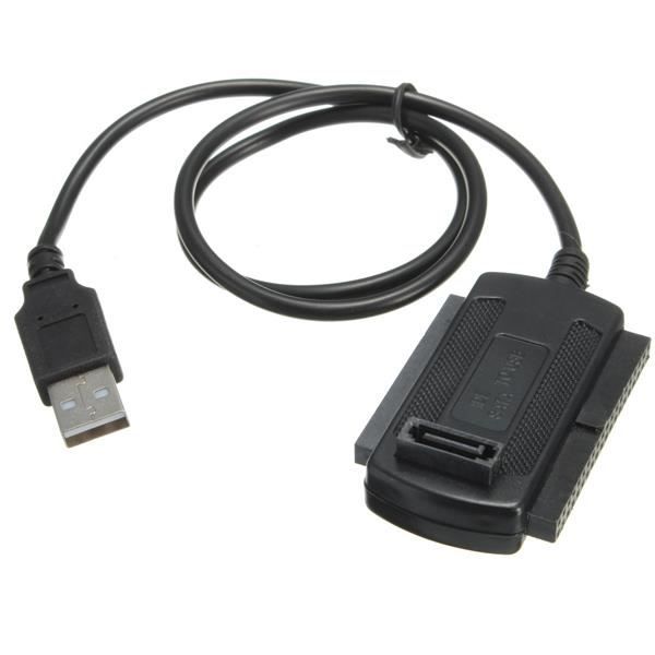 USB 2.0 To IDE SATA Converter Cables Three-used2