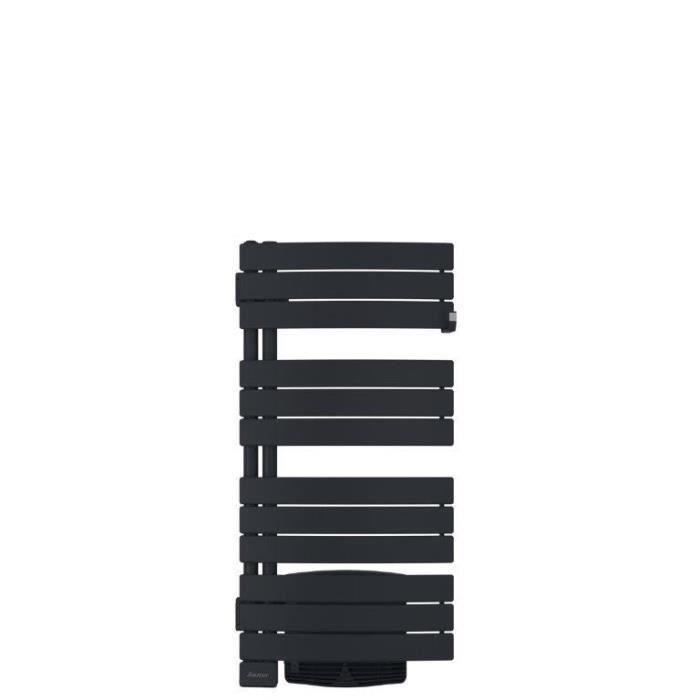 SAUTER Venise pivotant anthracite Sèche-serviettes 1500 watts- Avec Soufflerie - Programmable - Système 3CS - Anthracite