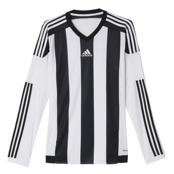 ADIDAS Maillot de Football Striped 15 Blanc / Noir