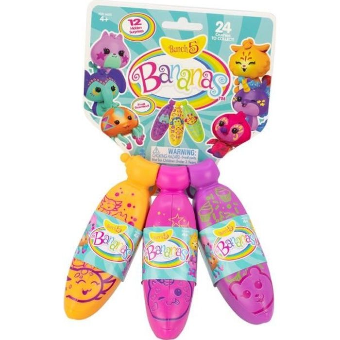SPLASH TOYS - Banana's - Pack de 3 Bananes Single Wave 4