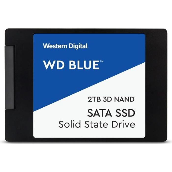 WD Disque dur Blue™ SSD - 3D Nand - Format 2.5/7mm - 2To