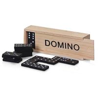 DOMINOS Jeu de dominos 28 pièces coffret bois DOMINOS Jeu de dominos 28 pièces coffret bois