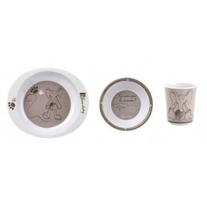 THERMOBABY Lot de Vaisselle Mélamine En Route pour la Savane