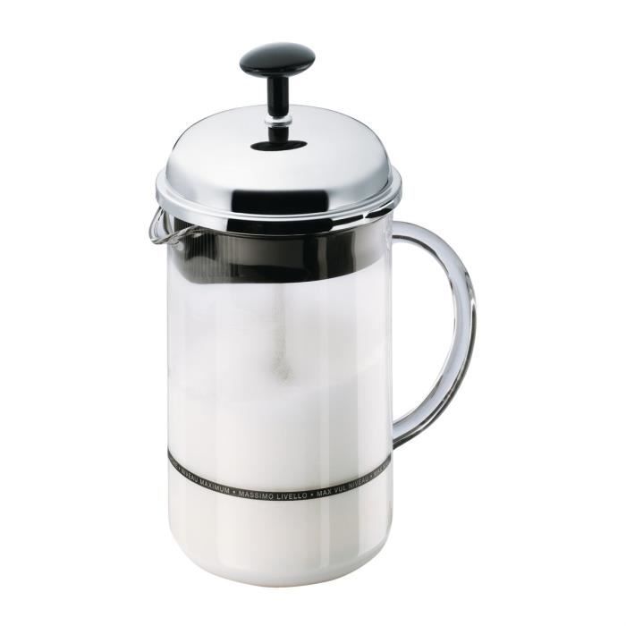 BODUM CHAMBORD Fouet à lait manuel grande mesure verre 0,25L gris