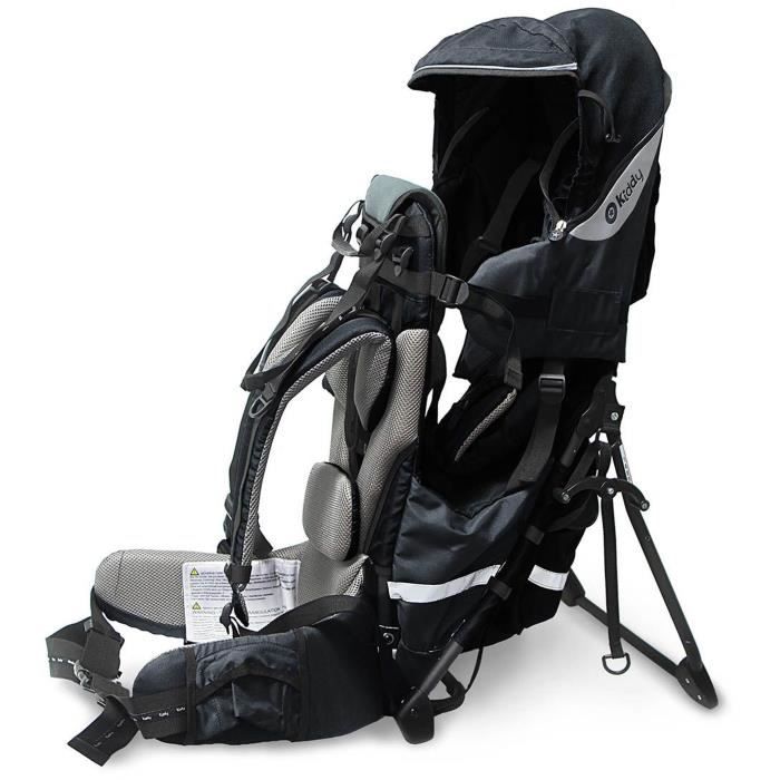 KIDDY Porte-bébé de randonnée Adventure Pack 2017 Noir Onyx