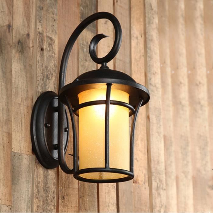 20cm×38cm Applique Metal Rétro Mur Industrielle Murale Lampe Éclairage Vintage Feu De Stoex® Fer cJKT1lF