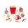 YOKO DESIGN Kit cuit popcorn pour réaliser des suc