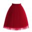 3 Bien Mi de Bal Bouffant Longue Tulle en TuTu Jupe Trapèze Couches P80wOknX