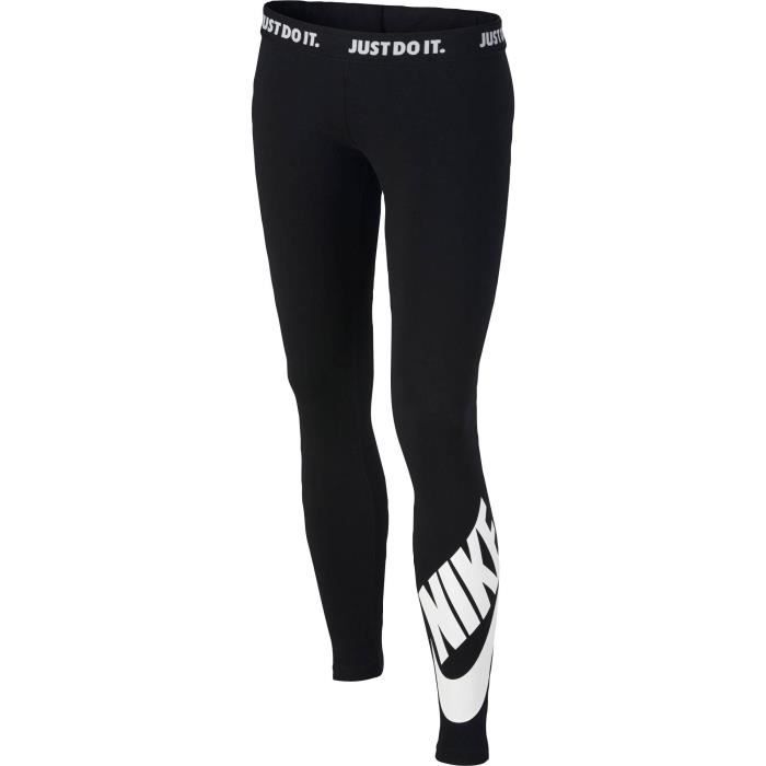 NIKE Legging Nsw See Logo - Enfant fille - Noir et rose