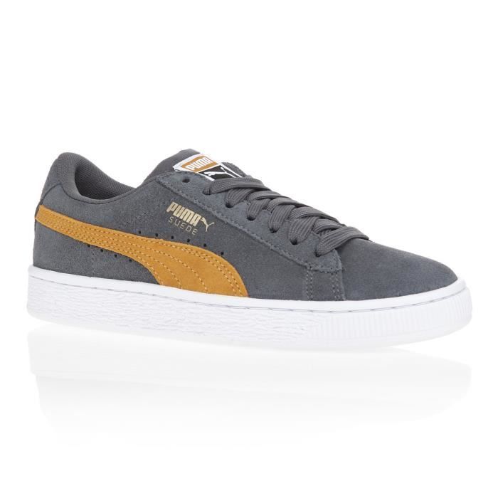 PUMA Baskets Suède Classic Jr - Enfant - Gris