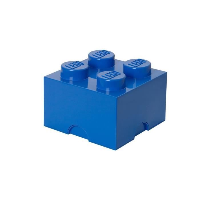 LEGO Brique de rangement 40031731 Empilable Bleu