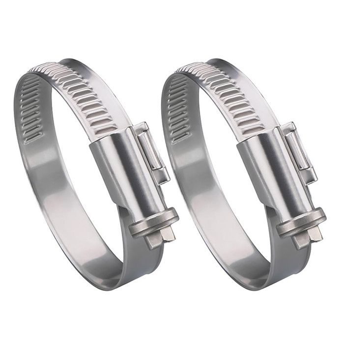 AUTOBEST Lot De 2 Colliers Métalliques 9mm, De 25 à 40 mm