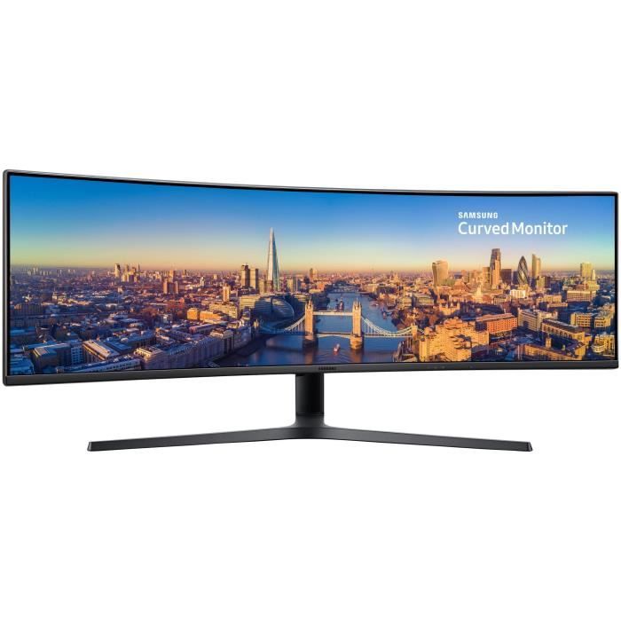 Ecran Samsung 49'' 32:9 CURVED DALLE VA DFHD 3840X1080 , 4MS (GtG), 144Hz, 1 Milliard de couleurs KVM switch intégré et USB Type-C