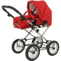 LANDAU - POUSSETTE BRIO Poussette Combi 3-en-1 - Rouge LANDAU - POUSSETTE BRIO Poussette Combi 3-en-1 - Rouge
