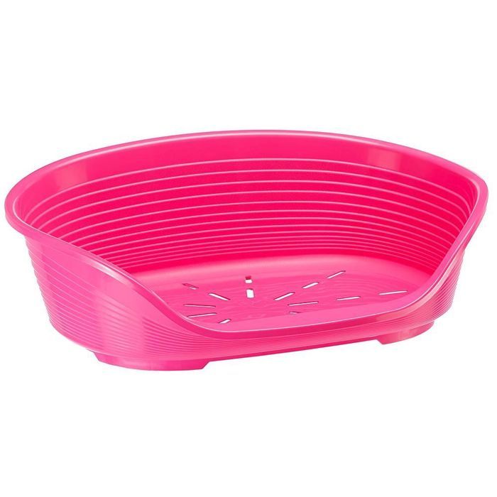 Corbeille Siesta Deluxe en Plastique Rose - Ferplast - 2