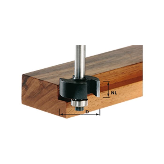 QUARKZMAN Fraise à Rainurer à Queue De 1/4" (6,35 Mm) Pour