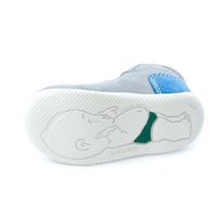 BOTTINE Kickers Bonbek Gris clair bleu et rouge BOTTINE Kickers Bonbek Gris clair bleu et rouge