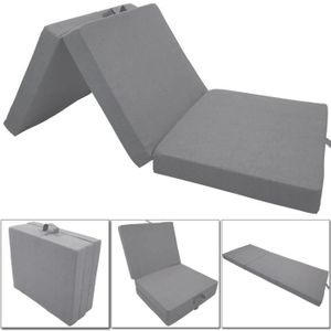 COUSSIN - MATELAS DE SOL Matelas d‘appoint pliant Tino 190 x 60 x 7 cm en g
