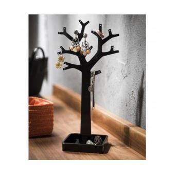 Arbre porte bijoux noir
