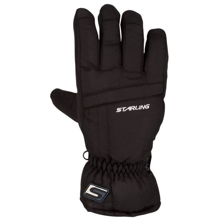 STARLING Gants de Ski Adulte - Noir