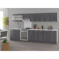 CUISINE COMPLÈTE ULTRA Cuisine complète avec plan de travail L 3m20 CUISINE COMPLÈTE ULTRA Cuisine complète avec plan de travail L 3m20