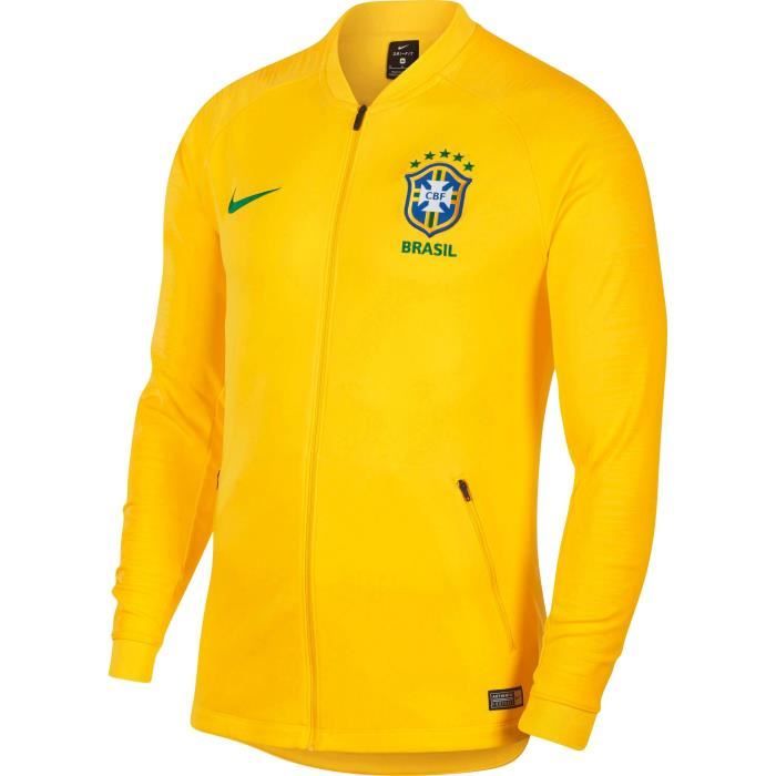 NIKE Sweatshirt de Football Anthem CBF - Homme - Jaune