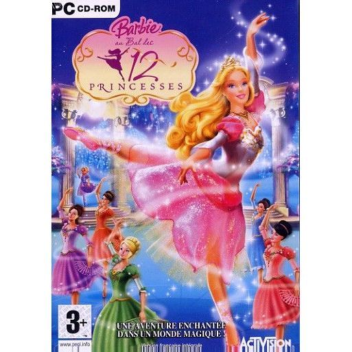  BARBIE  AU BAL  DES 12  PRINCESSES  PC CD ROM Achat 