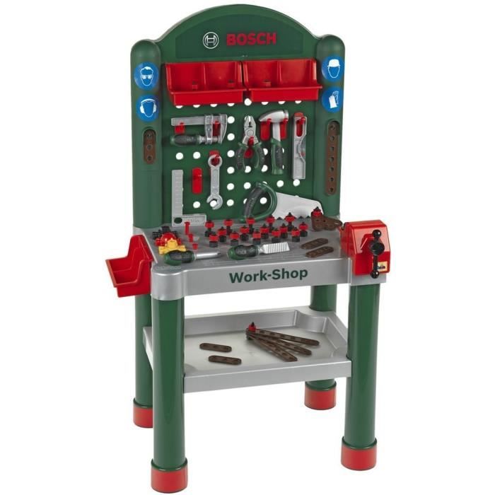 BOSCH - Établi Workshop enfant 75 accessoires