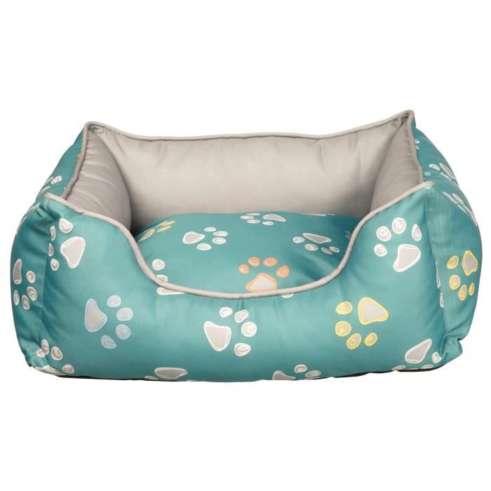 TRIXIE Lit Jimmy - 60x50 cm - Turquoise et gris - Pour chien