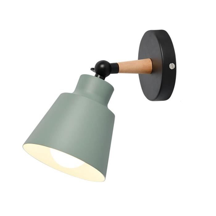 Balcon Couloir Ajustable Nordique Murale Chambre Appliques Le Applique Coloré Vert Escaliers Salon Macaron NnwvmO80