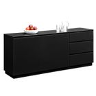 Buffet Noir Moderne 2 Portes et 3 Tiroirs Gaelle 3 - Achat / Vente ... Buffet Noir Moderne 2 Portes et 3 Tiroirs Gaelle 3 - Achat / Vente ...