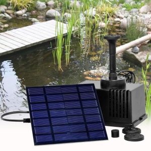Shbuy 2w Pompe A Eau Solaire Fontaine De Jardin Solaire Pour