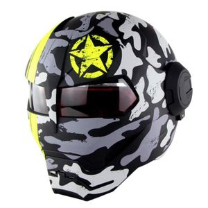 Casque Moto Unisexe De Marque Luxe Transformateurs Iron Man Soman