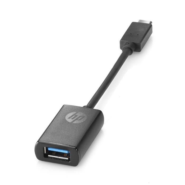 HP Adaptateur USB-C à USB 3.0 - Noir