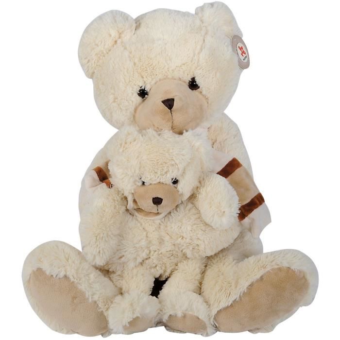 SIMBA TOY Peluche Ours Avec Bébé 53 Cm