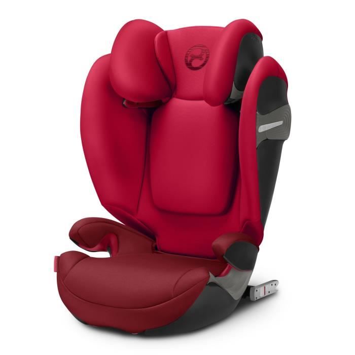 CYBEX Siège auto Groupe 2 3 - Solution S - Fix Isofix - Rebel Red