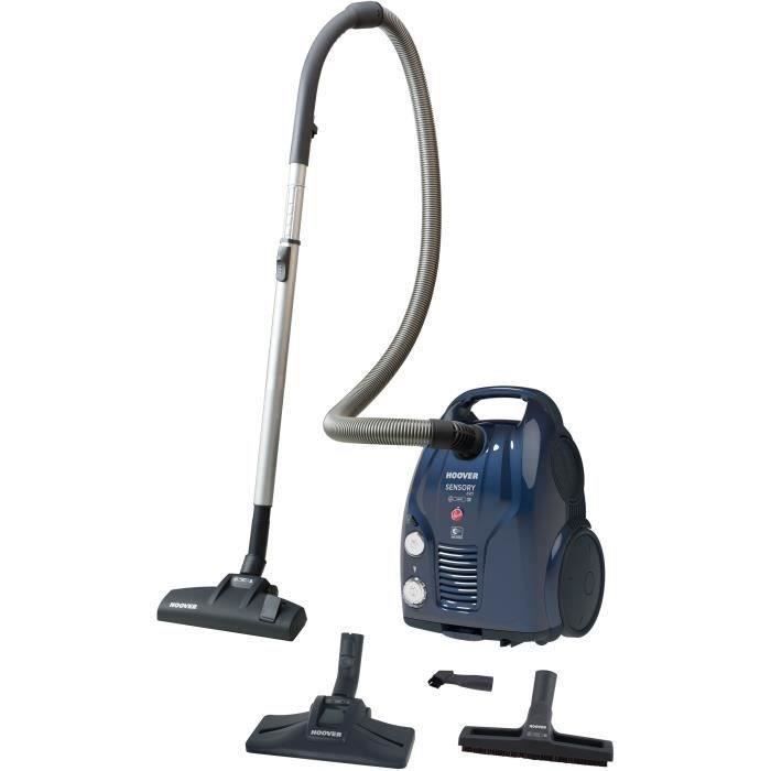 Hoover SO30PAR Aspirateur Traineau Avec Sac Sensory - 72DB - Brosse Spécial Tapis/Moquettes et Brosse Spécial Parquet