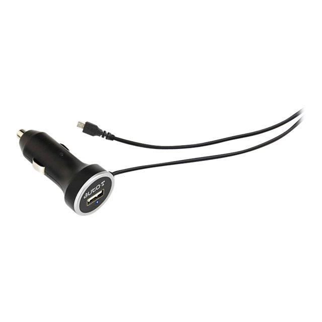 AUTO-T Prise 12V/24V & USB + Connecteur micro USB