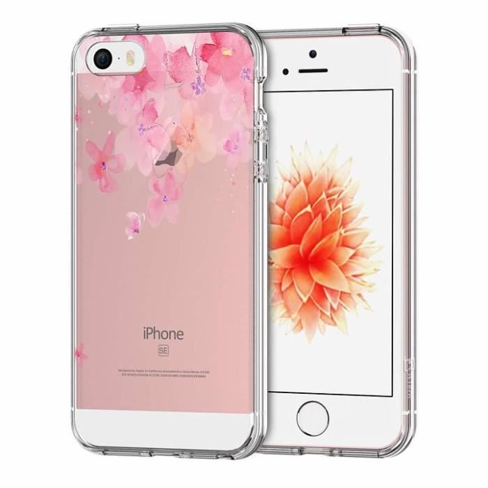 coque fleur rose iphone 6