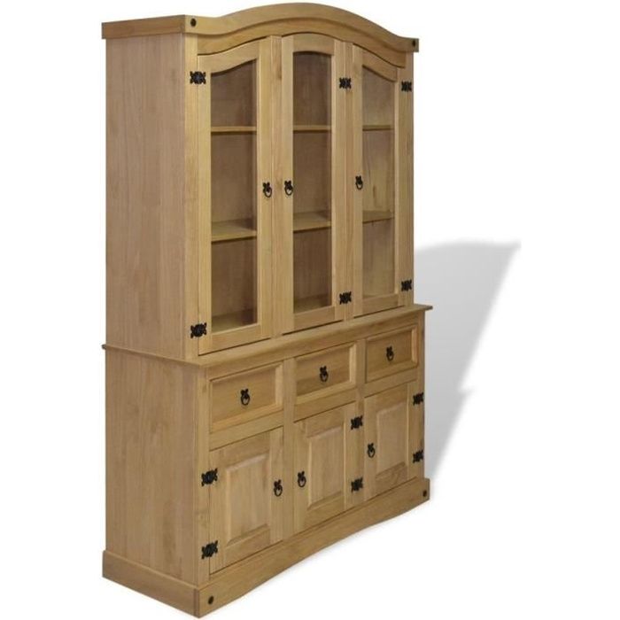 vidaXL Buffet et vaisselier Pin mexicain Gamme Corona ...