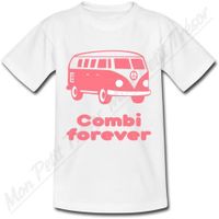 T-SHIRT T-Shirt Combi VW Rose - T-SHIRT T-Shirt Combi VW Rose -